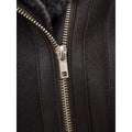 WOMEN BLACK SHEARLING PARKA COAT WYLIE