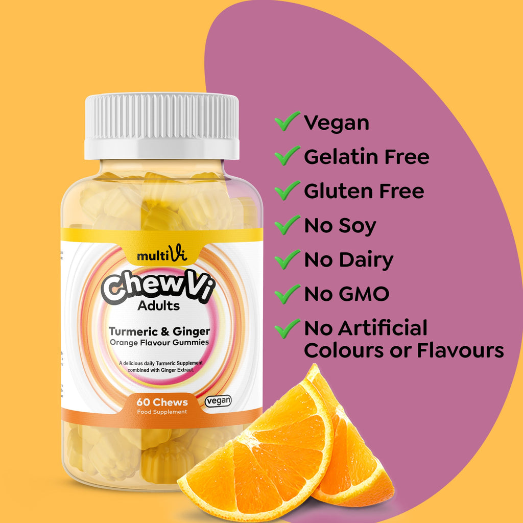 Turmeric & Ginger Gummies - Orange Flavour-1