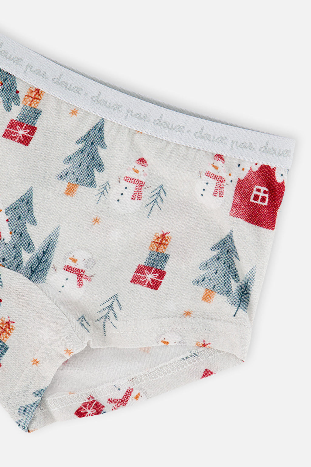 Boyshort Panty Pack Of 3 Holiday Prints-3