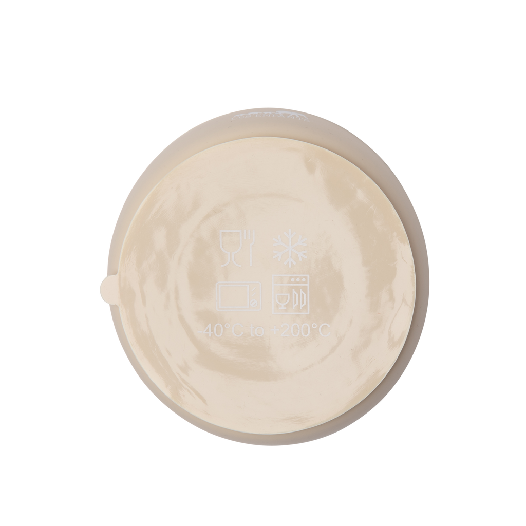 Silicone Baby Plate Bowl - Sand-3