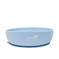 Silicone Baby Plate Bowl - Blue-0