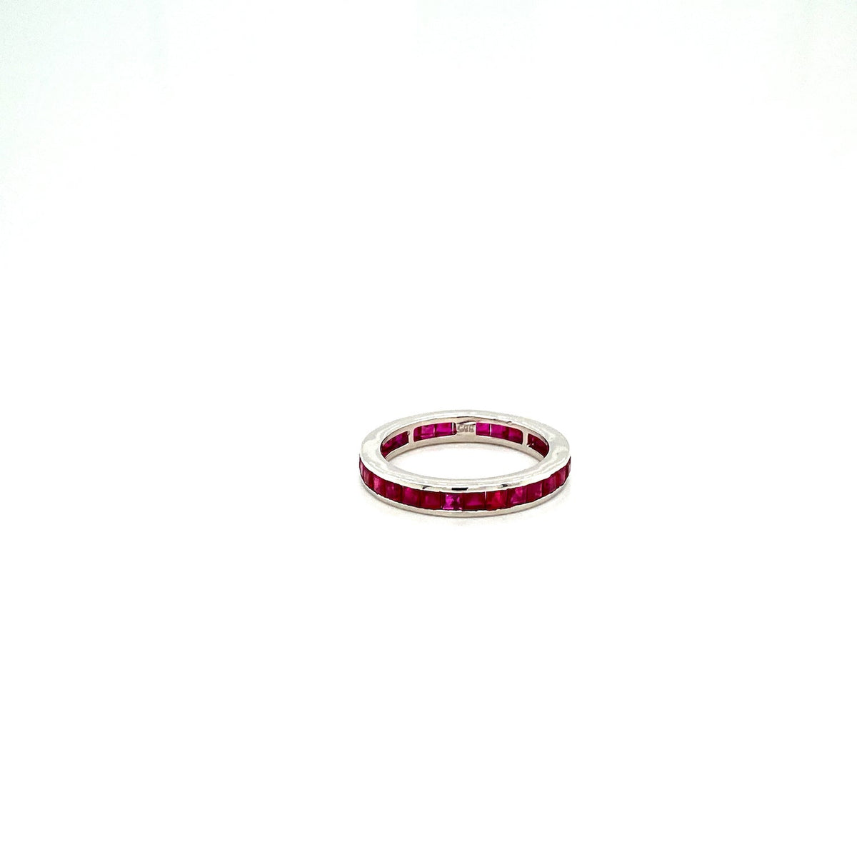 Ruby Ring in 14K White Gold - KGR 16301-1
