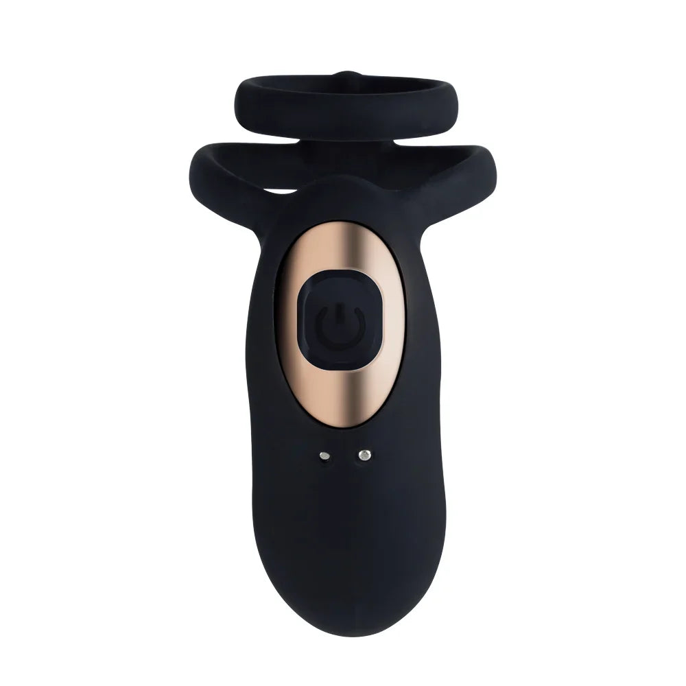LOCKINK Black Mamba Prostate Massager With Cock Ring App Controlled-3