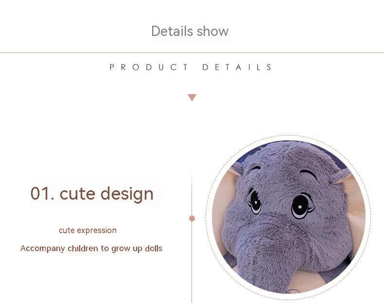 Large Elephant Plush Toy-2