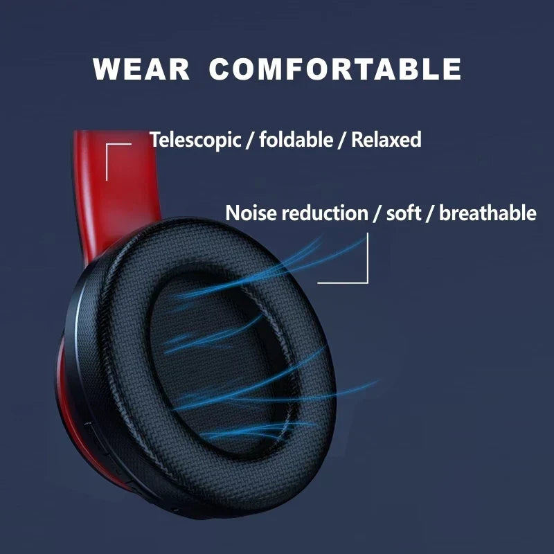 Bluetooth Noise Cancelling Over-Ear Wireless Headphones-2