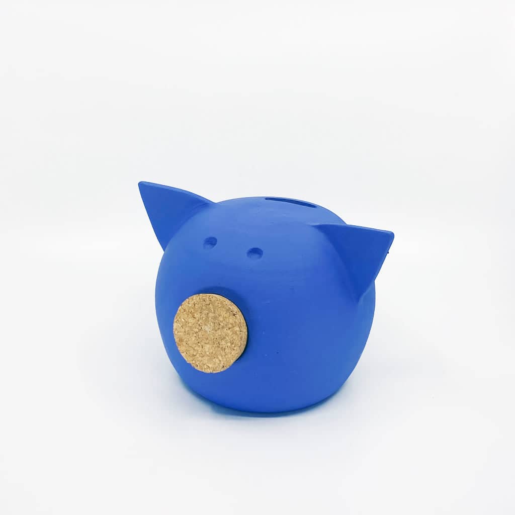 Handmade Ceramic Blackboard Piggy Bank - The Chalk Collection-37