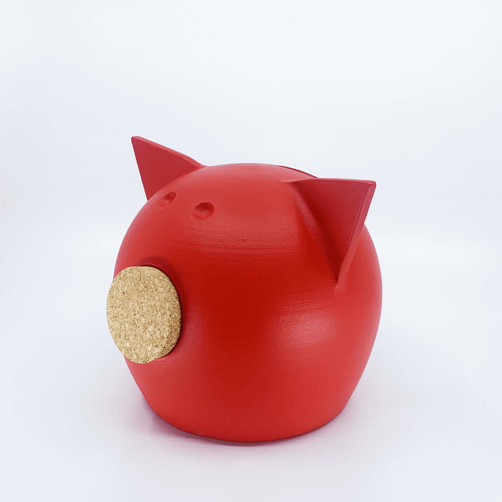 Handmade Ceramic Blackboard Piggy Bank - The Chalk Collection-20