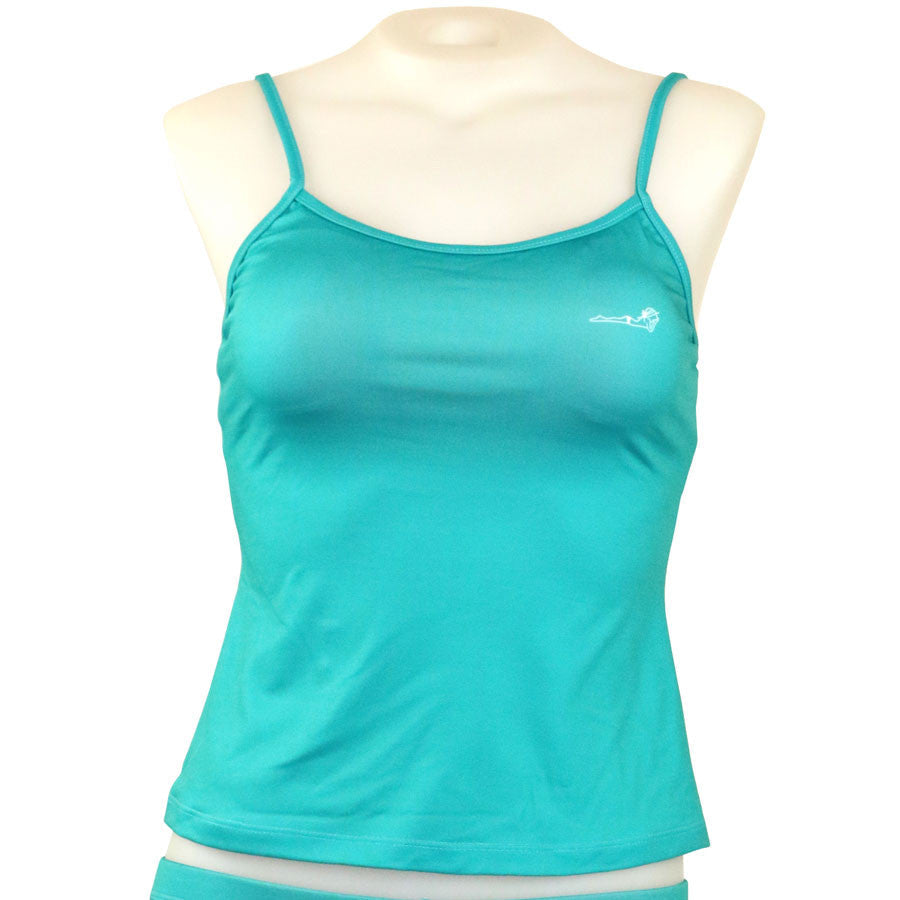 Loco Boutique Solid Logo Cami Tankini