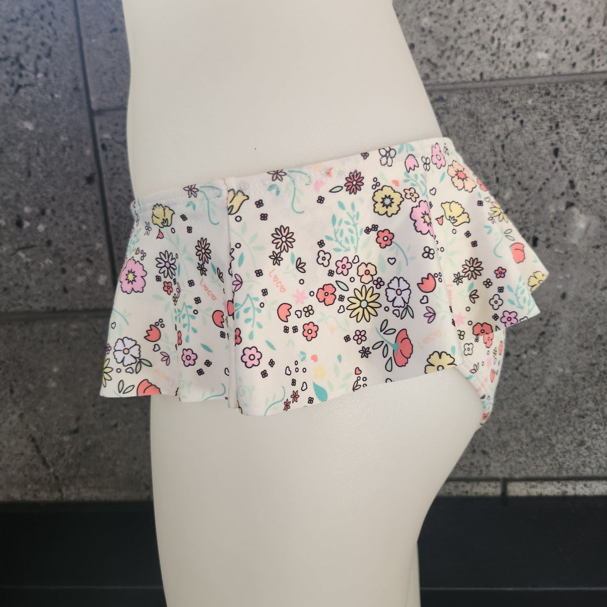 Loco Boutique Little Blossoms Skirted Swim Bottom
