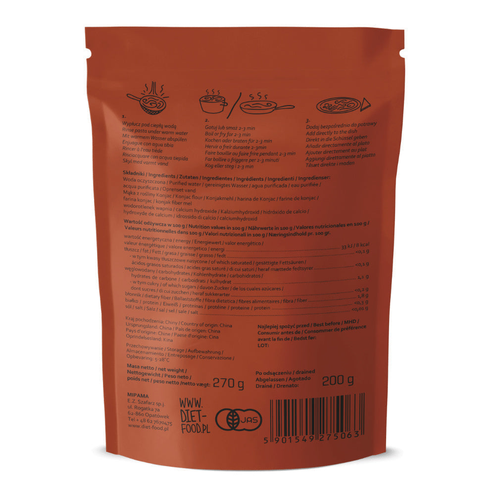 Konjac (shirataki) pasta Fettuccine 270 g-1