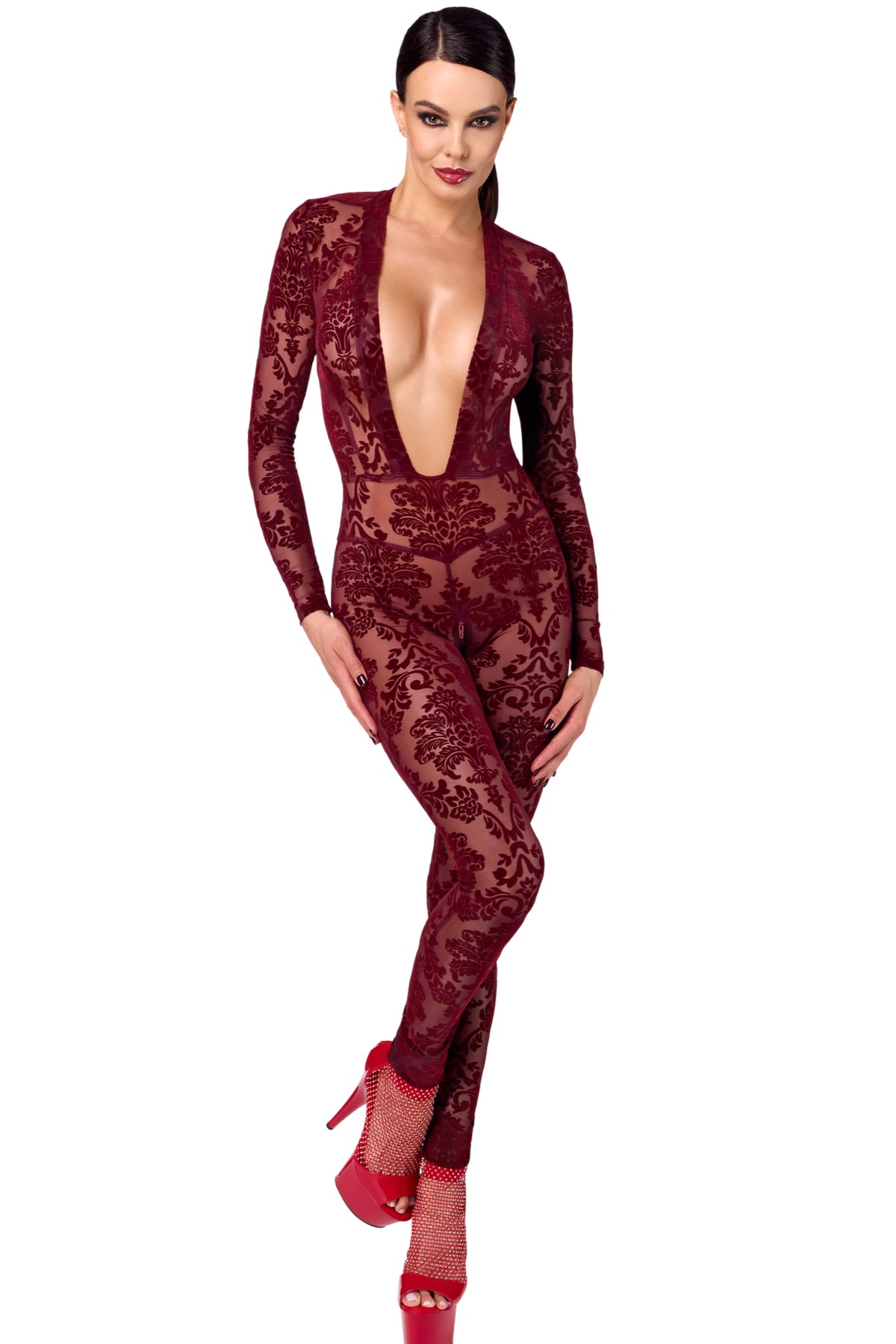 F382 Kink Royal Overall rot - 3XL