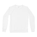 Women's Plain Crew Sweatshirt, White
