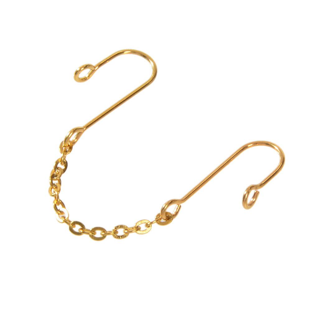 1pc Geometric Chain Link Punk Fake Nose Ring Lip Nose Body Piercing Jewellery-3