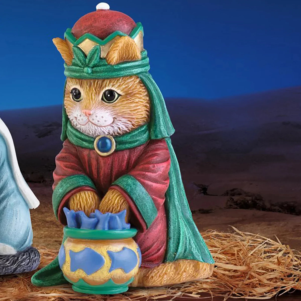Nativity Royal Cats Christmas Decoration-2