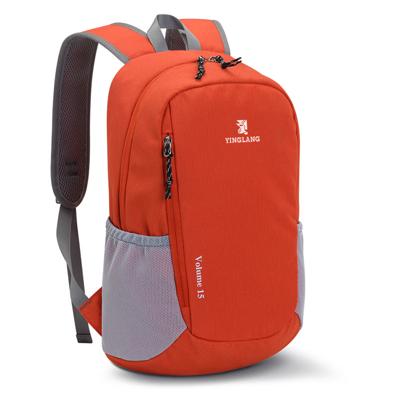 15L Outdoor Leisure Backpack Waterproof & Lightweight, Large Capacity Daypack for Hiking/Camping/Travel-4