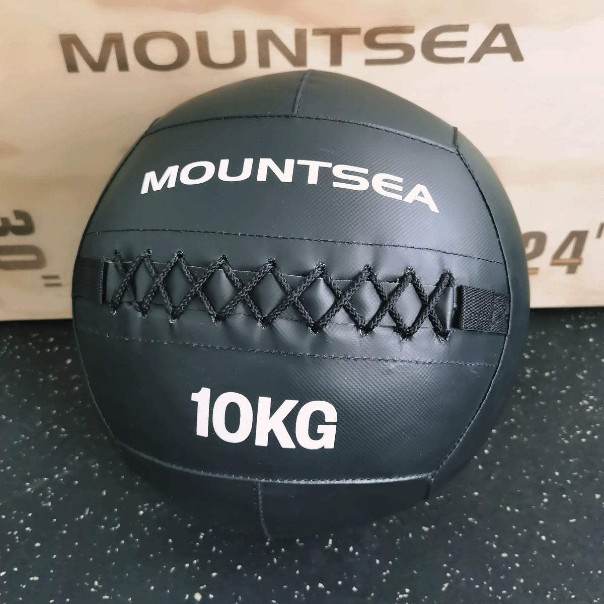 10kg Fitness Soft Medicine Ball | 35cm Diameter | Black Wall Ball-1