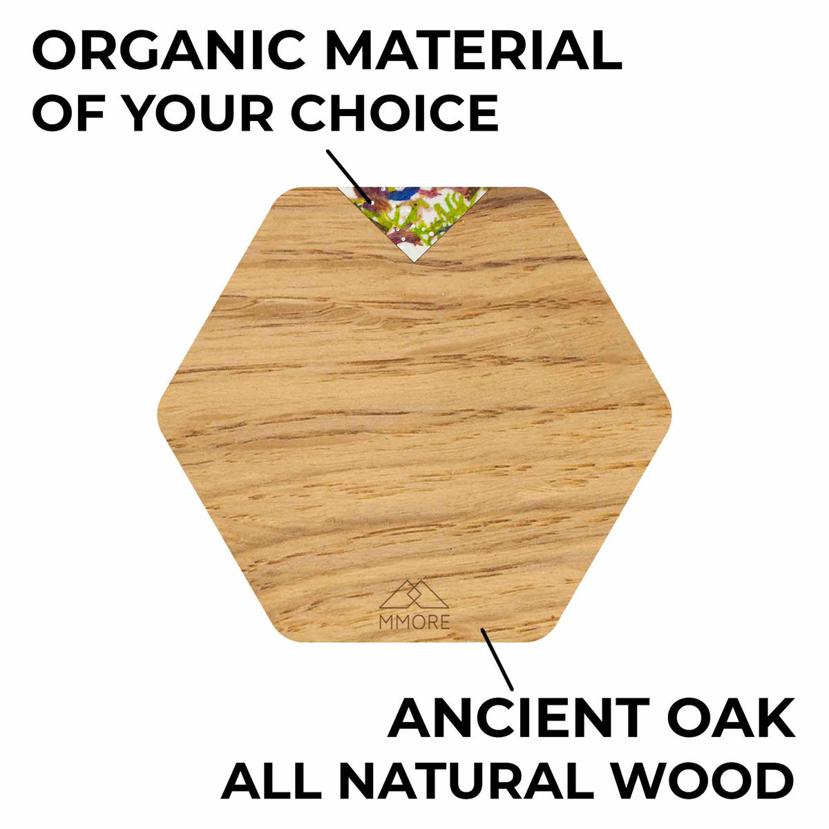 PERSONALIZED Wooden Coasters - Oak / Set of 4 Coasters-2