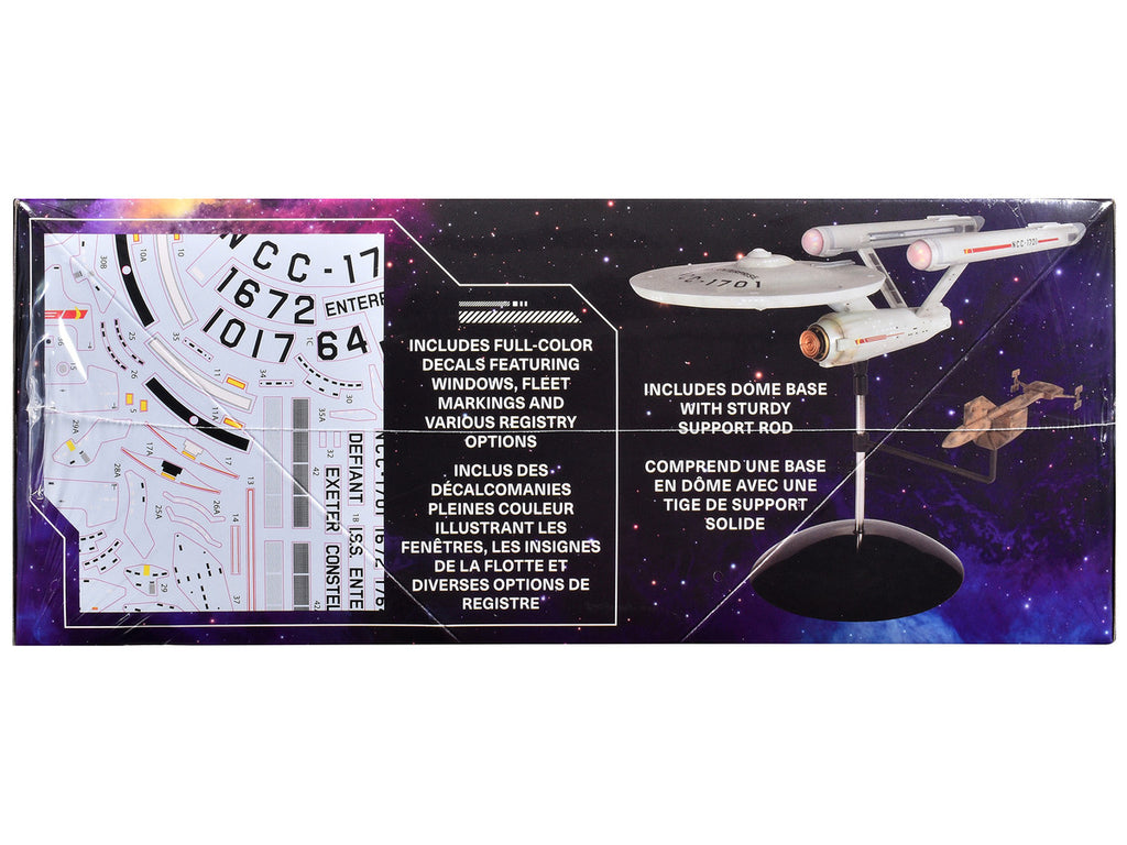 Skill 2 Model Kit U.S.S. Enterprise NCC-1701 Spaceship "Star Trek" (1966) TV Series 1/1000 Scale Model by Polar Lights-1