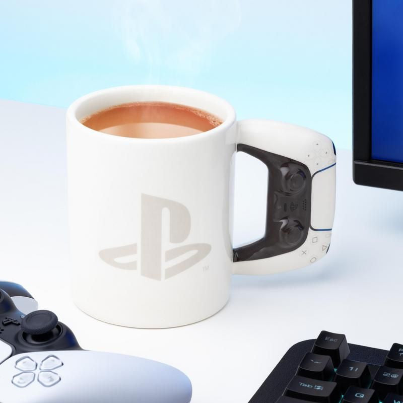 Playstation PS5 controller shaped mug-1