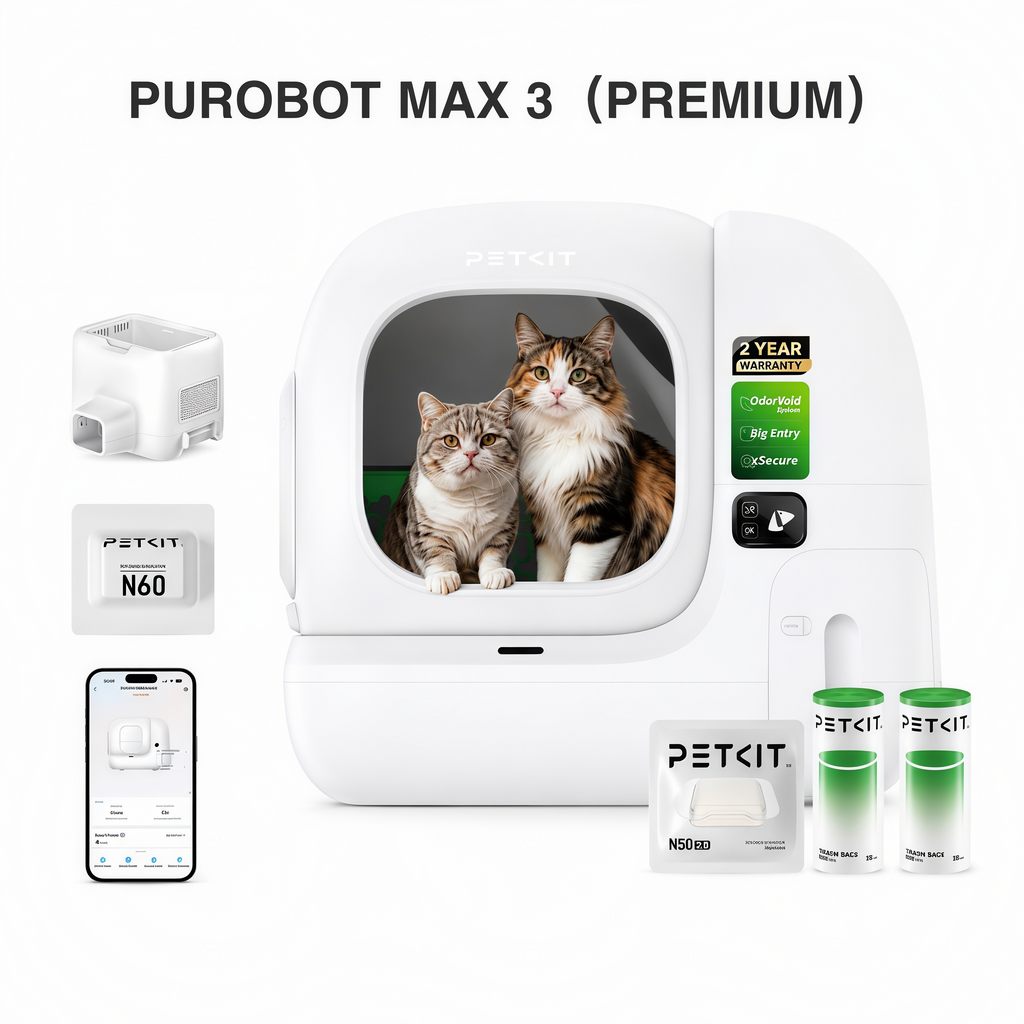 Purobot max 3 Automatic Cat Litter Box-1