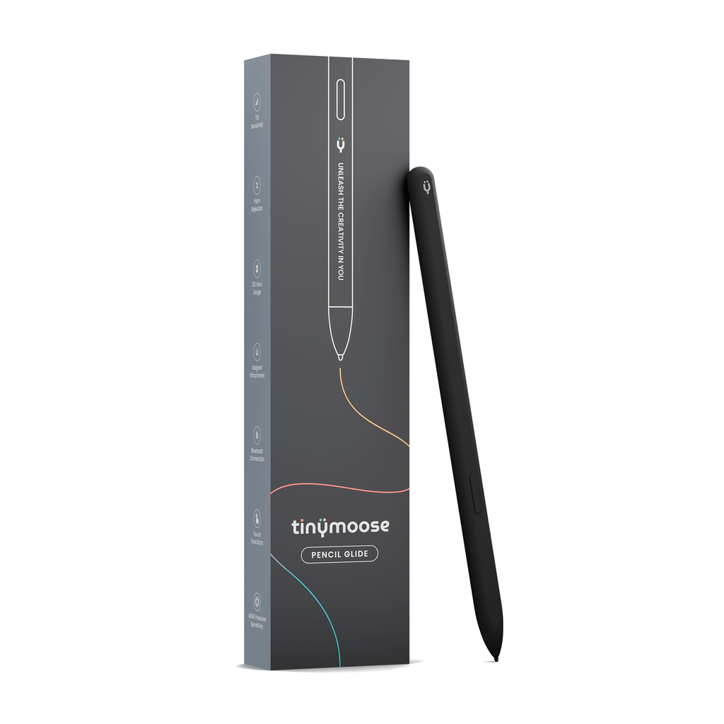 Pencil Glide | (Midnight Black) Compatible with Samsung Galaxy Tab S7, S8, S9 & other EMR-supported tablets-0