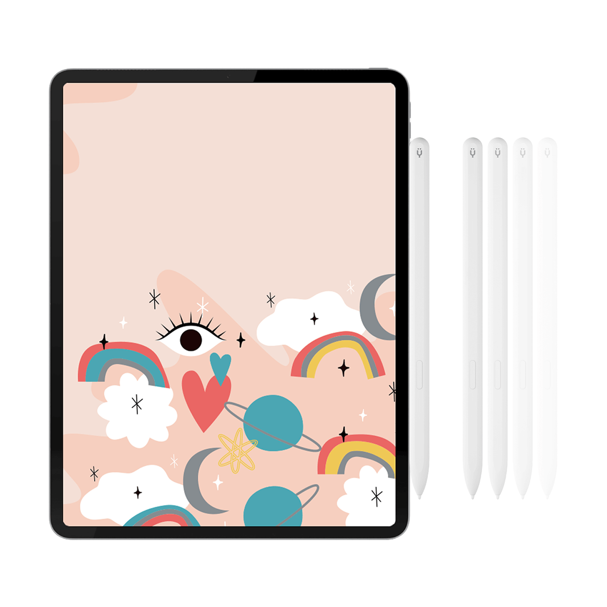 Pencil Glide | (Alpine White) Compatible with Samsung Galaxy Tab S7, S8, S9 & other EMR-supported tablets-2