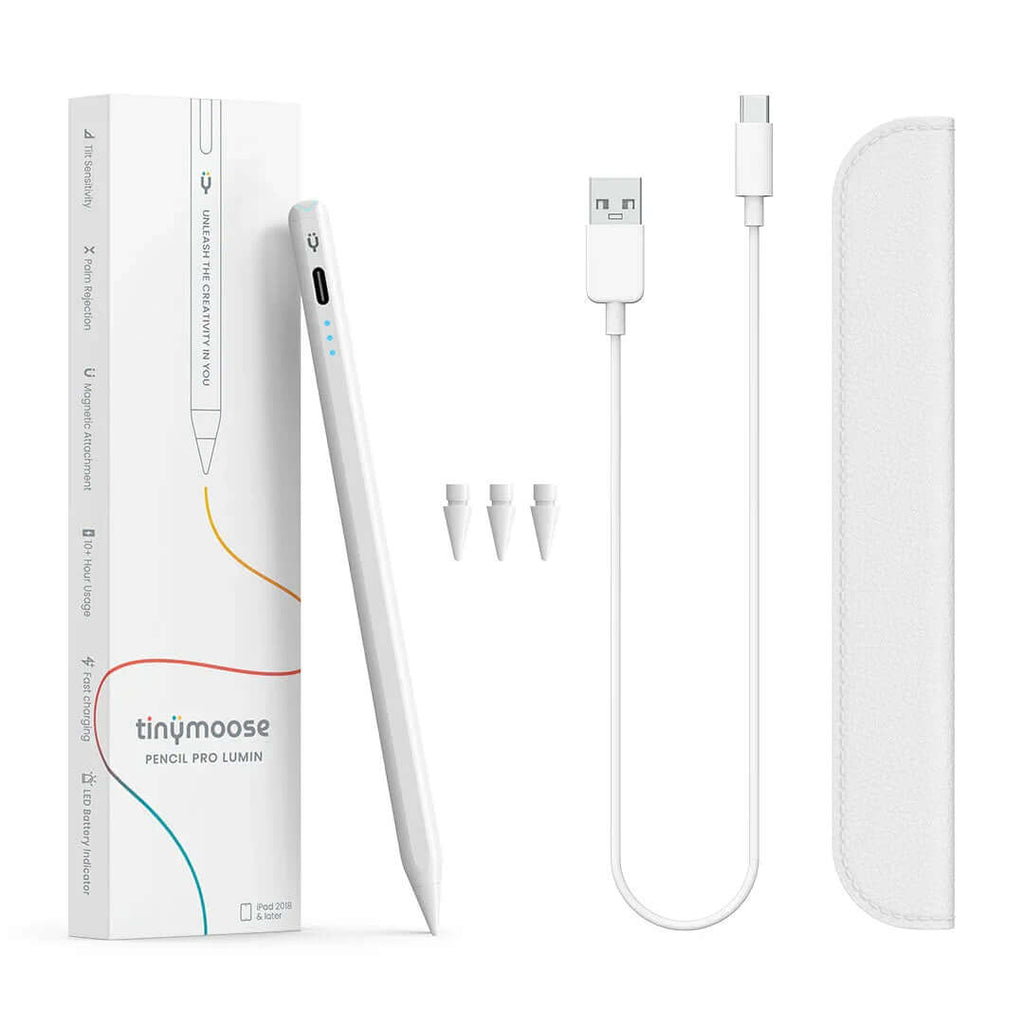 Pencil Pro Lumin | iPad Pen - Alpine White-3