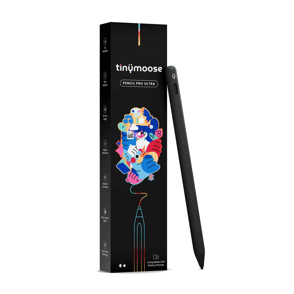 Pencil Pro Ultra iPad Pen with Smart Switch Technology - Midnight Black-0