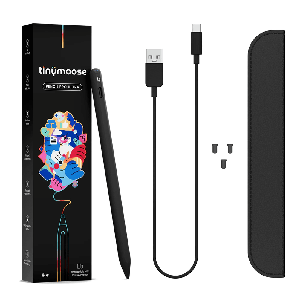 Pencil Pro Ultra iPad Pen with Smart Switch Technology - Midnight Black-3