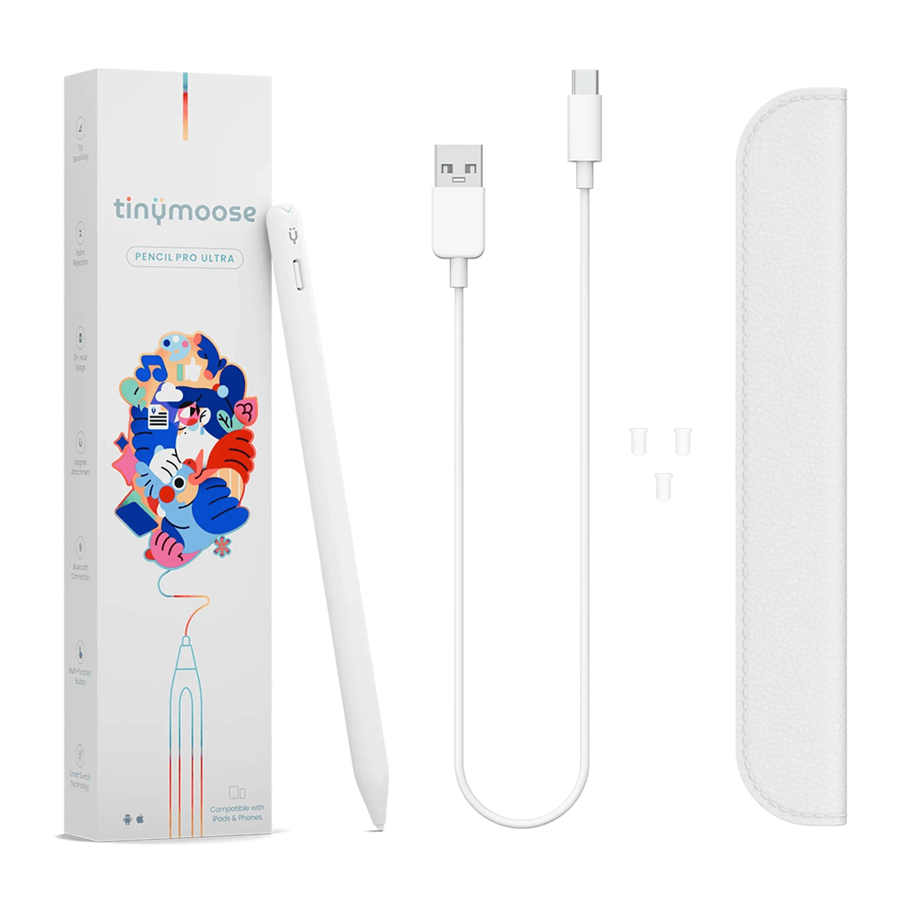 Pencil Pro Ultra iPad Pen with Smart Switch Technology - Alpine White-3