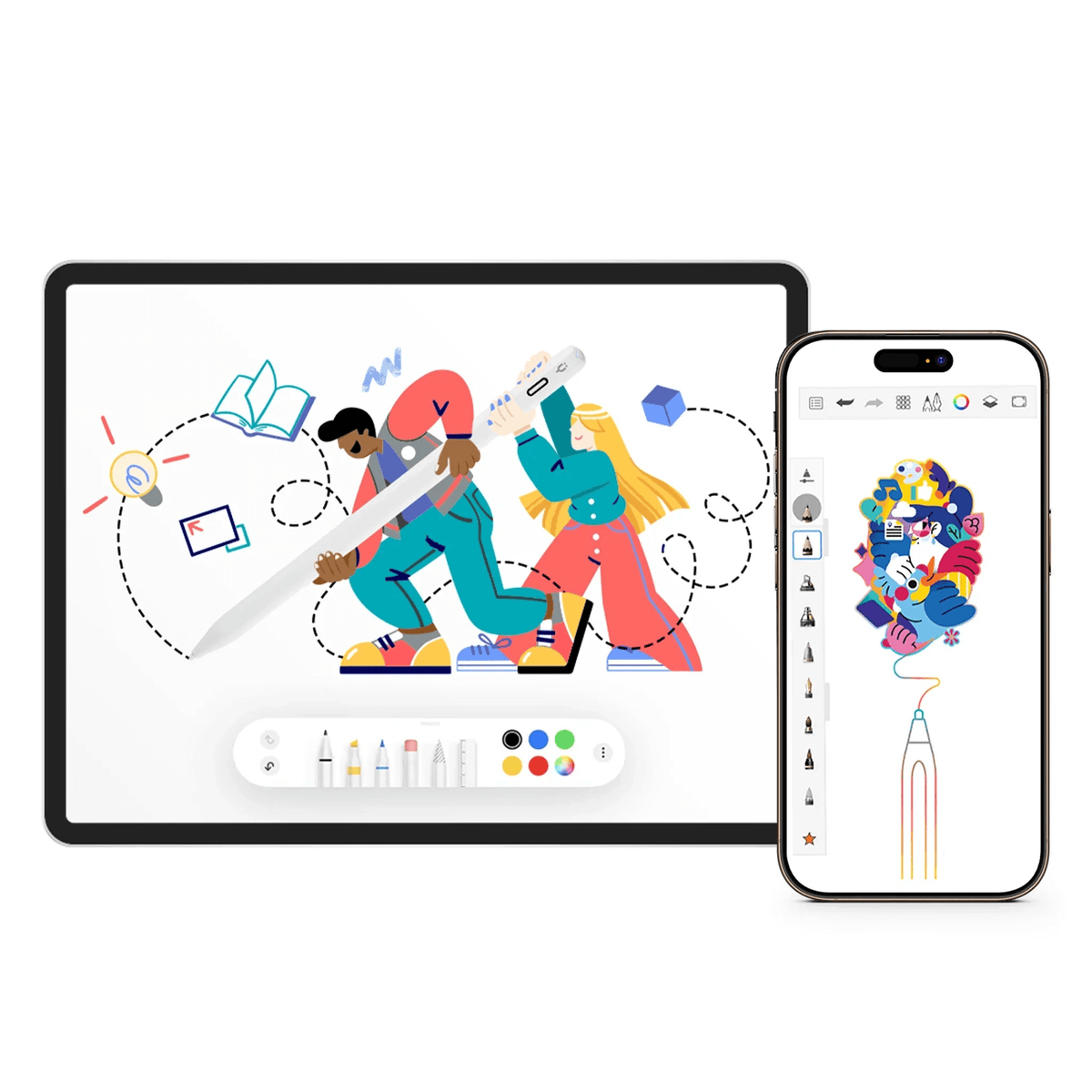 Pencil Pro Ultra iPad Pen with Smart Switch Technology - Alpine White-2