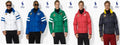 Översikt av Polo Ralph Lauren jackor i vitt, blått, grönt, rött och mörk färg