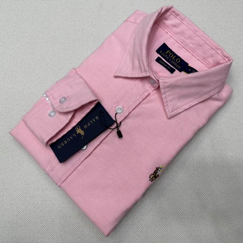 Rosa Polo Ralph Lauren skjorta med krage och knappar