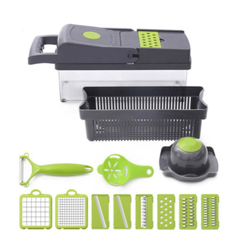 Pressed 14-piece Vegetable Cutter Kit-4