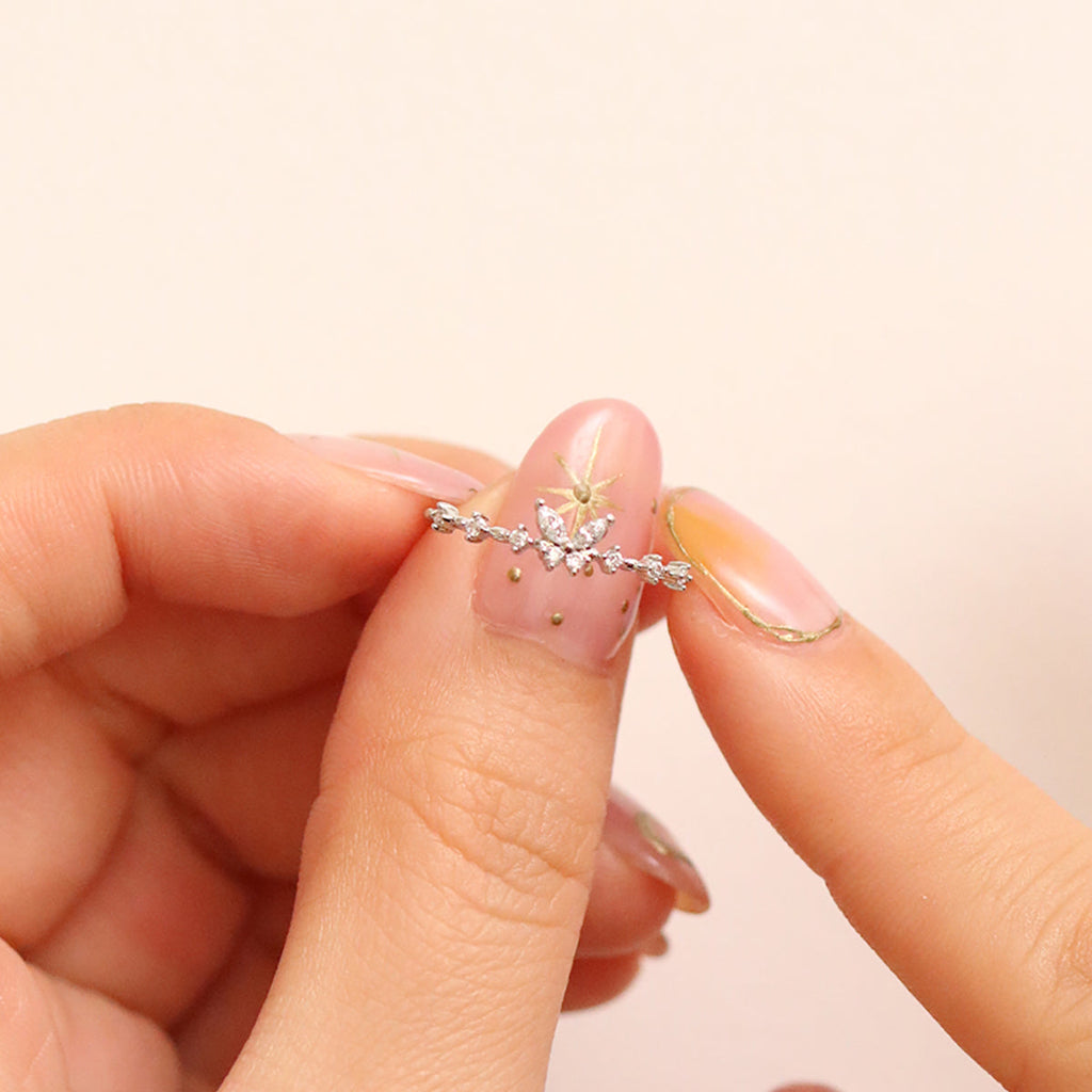 Cubic butterfly ring-3