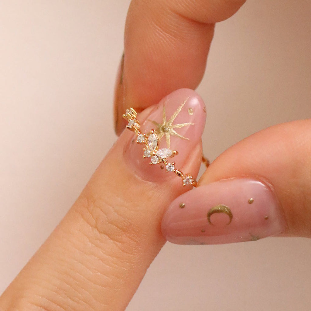 Cubic butterfly ring-1