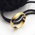 18ct Heavy Yellow Gold Plated Men's 5mm Band Ring - USA MADE-0