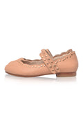 Remy Dual Strap Leather Ballet Flats-1