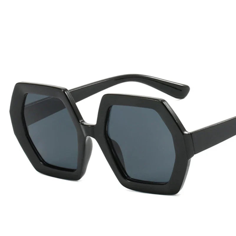 Audacious Irregular Oversized Sunglasses-3