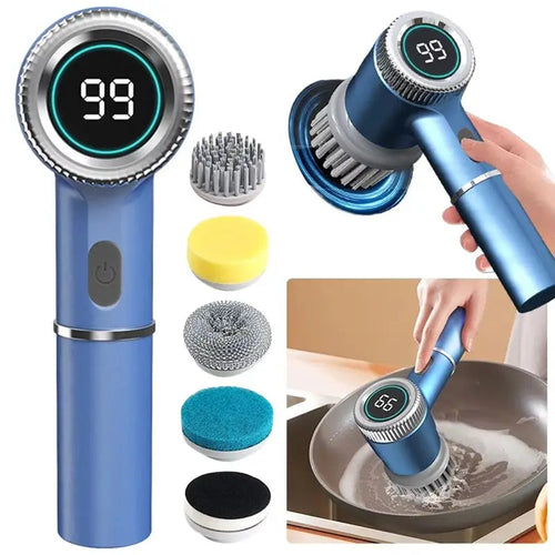 Electric Spinning Brush Handheld Electric Spin Scrubber USB Charging