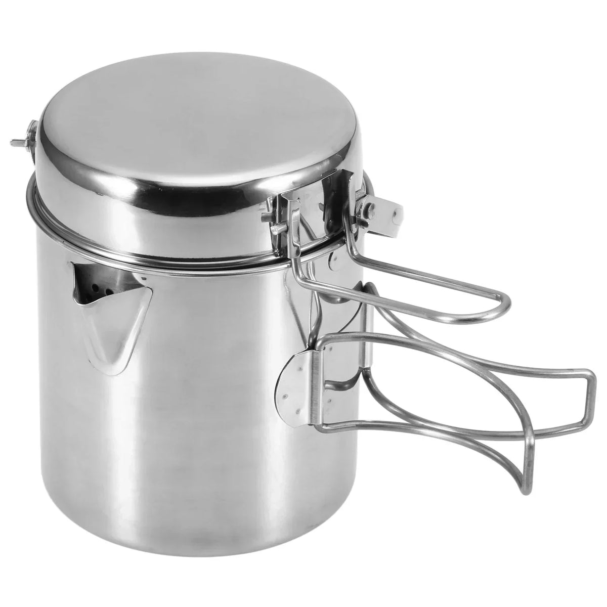 1L Stainless Steel Cooking Kettle Portabl-4
