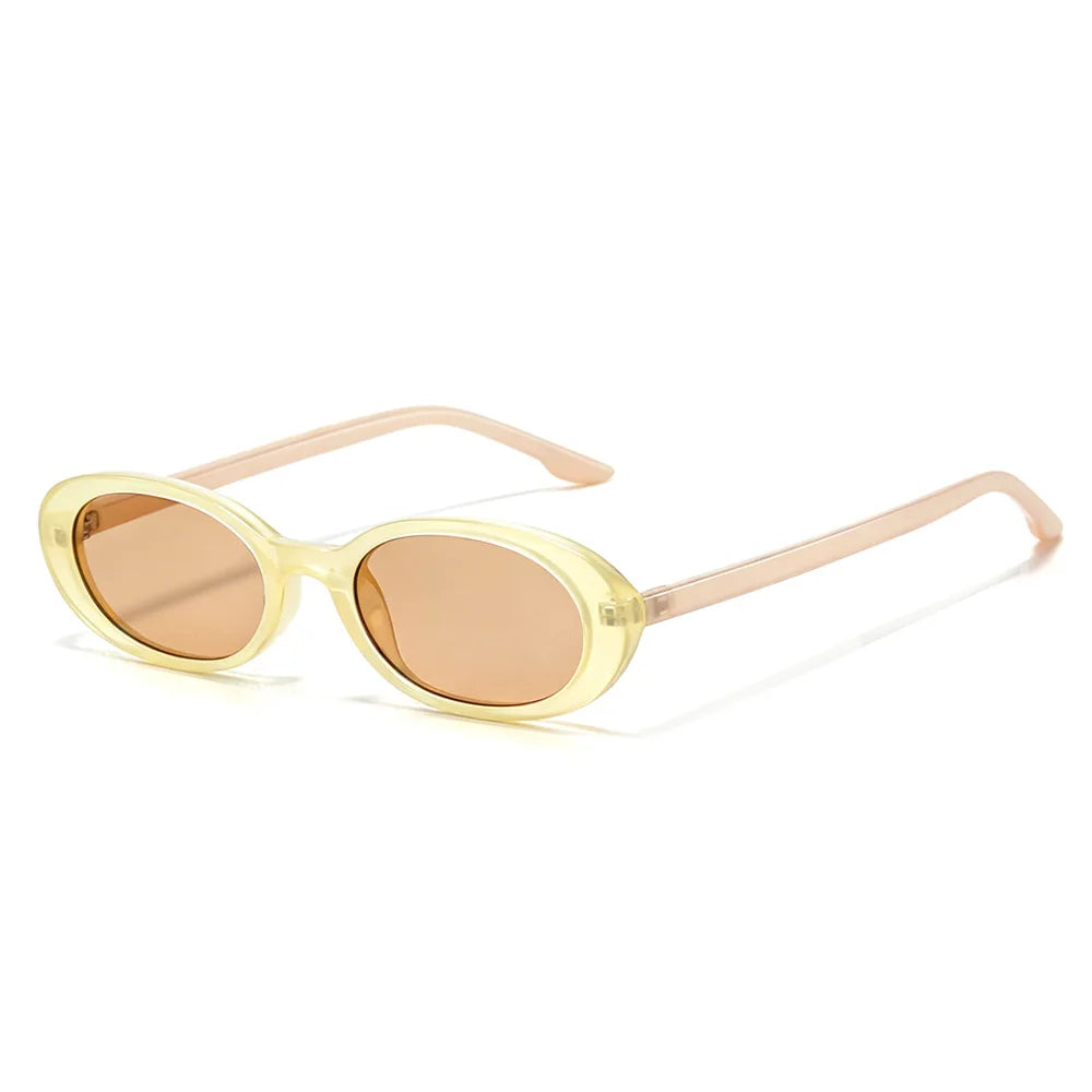 Adventurous Retro Oval Sunglasses-7