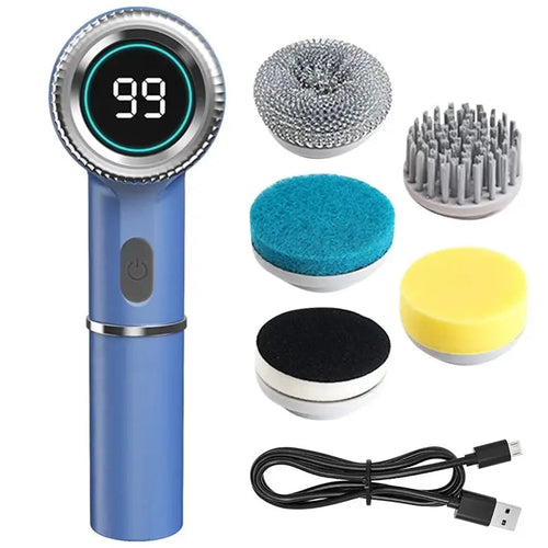 Electric Spinning Brush Handheld Electric Spin Scrubber USB Charging