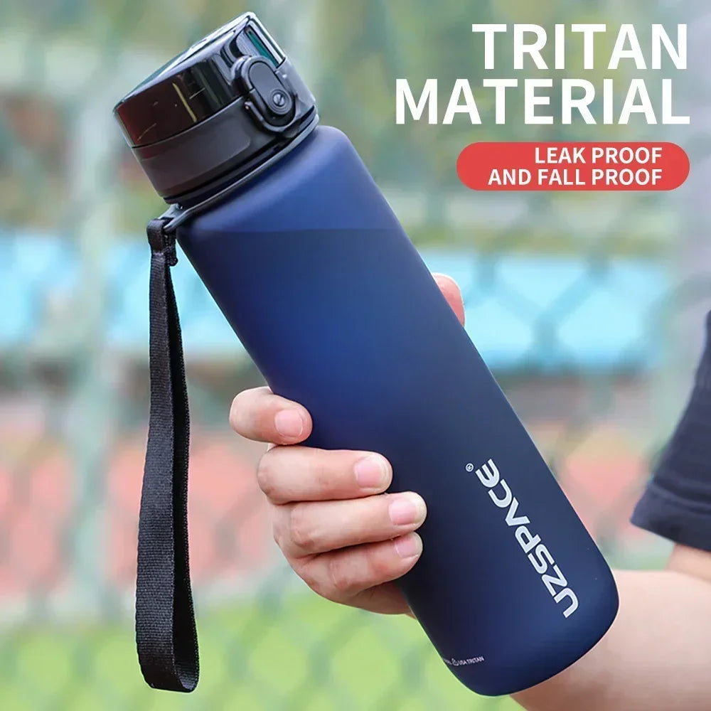 500ml Leakproof Sports Water Bottle Blue-1