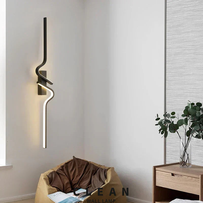 Modern LED Wall Lamp: Sleek Nordic Design for Stylish Indoor Lighting-3