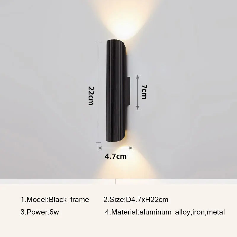 Nordic LED Wall Light: Modern Elegance for Every Room-4