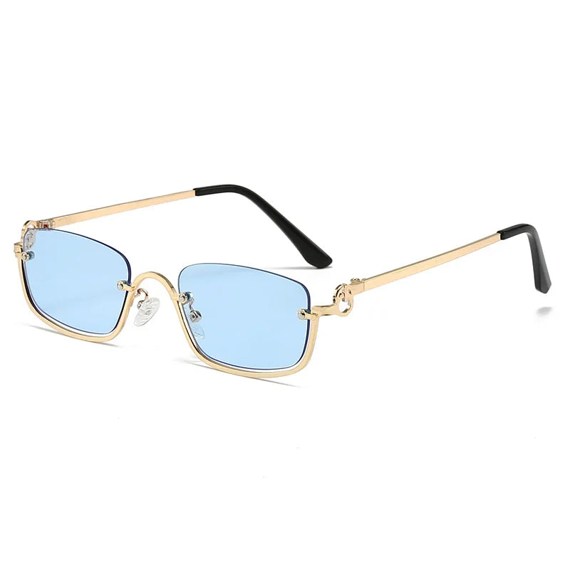 Confident Metal Mini Sunglasses-6