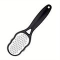 Stainless Steel Foot File - Anti-Splash Ergonomic File with Coarse/Fine Grit, Durable for Home Pedicure & Holiday Gift-5