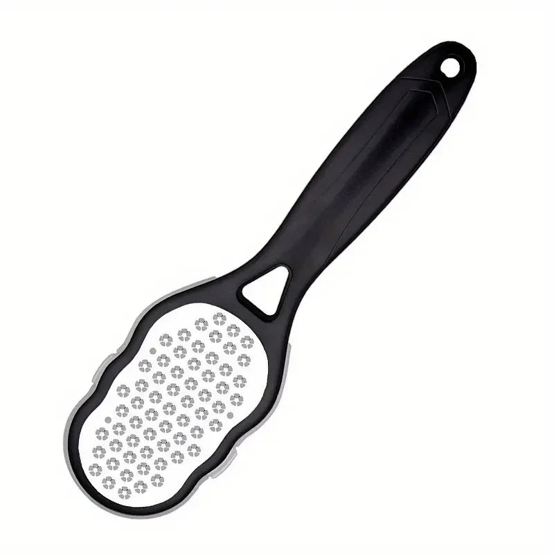 Stainless Steel Foot File - Anti-Splash Ergonomic File with Coarse/Fine Grit, Durable for Home Pedicure & Holiday Gift-5