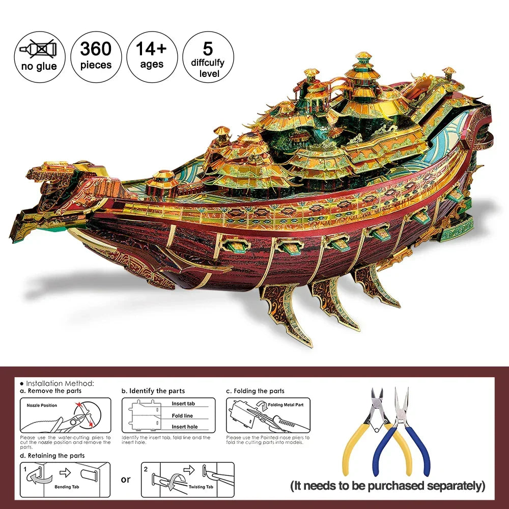 Puzzle 3D Mirage Model Kits-3